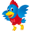 立体的なチューカイくんのイラスト