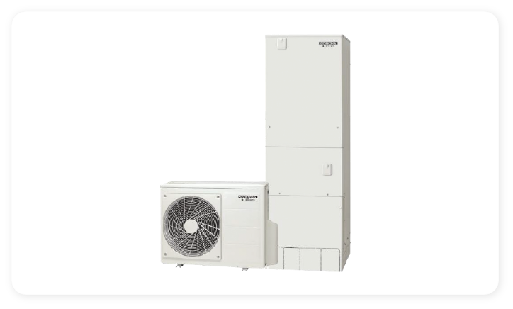 給湯器、水管の写真